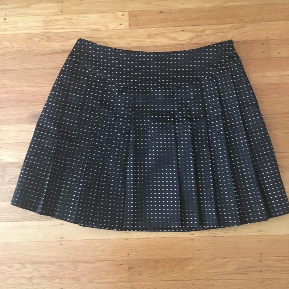 Pleated Skater Skirt